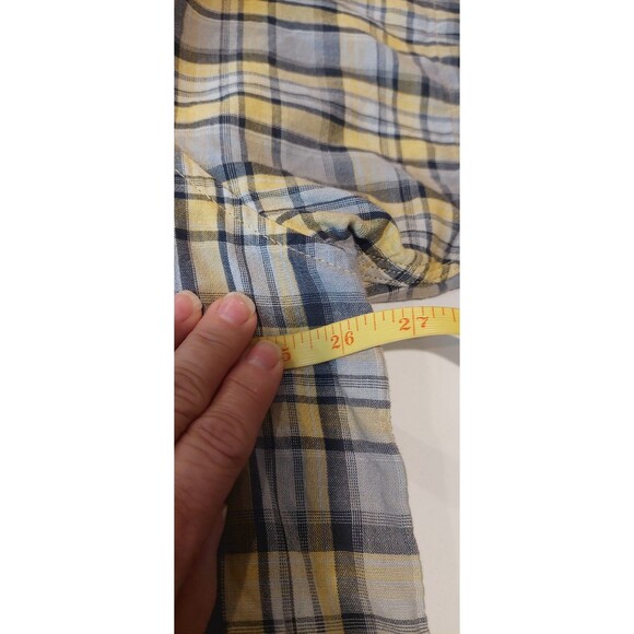 The North Face Men's Size XXL Short Sleeve Shirt Button Down Plaid Lined - Picture 12 of 13